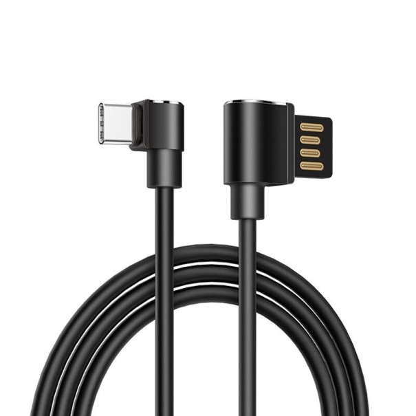 Vinklad USB / USB-C datakabel K621 1