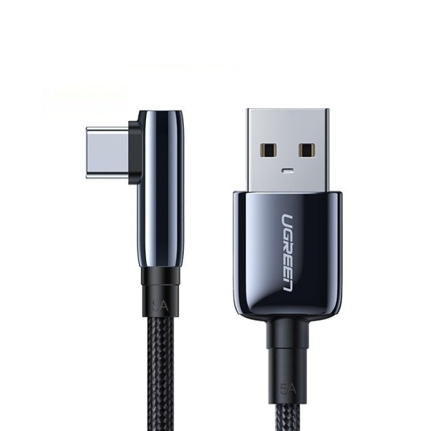 Vinklet USB-C til USB-datakabel K561 2 m