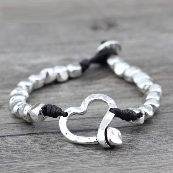Vintage armbånd med hjerte 1