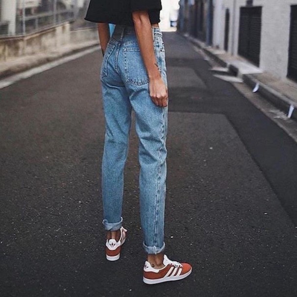 Vintage jeans för kvinnor