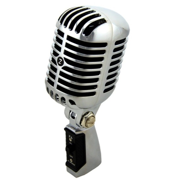 Vintage mikrofon silver