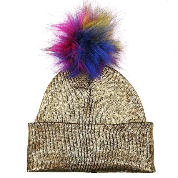 Vinterhatt för barn med pompom 5