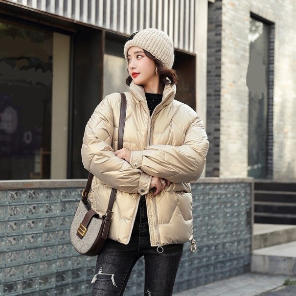 Vinterjacka för kvinnor P1714 beige M