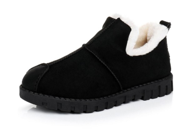 Vintersneakers för kvinnor med päls J840
