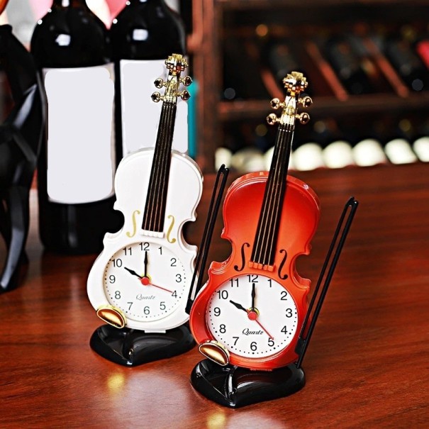 Violin skrivbordsklocka