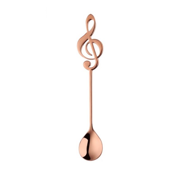 Violinschlüssellöffel rosa S