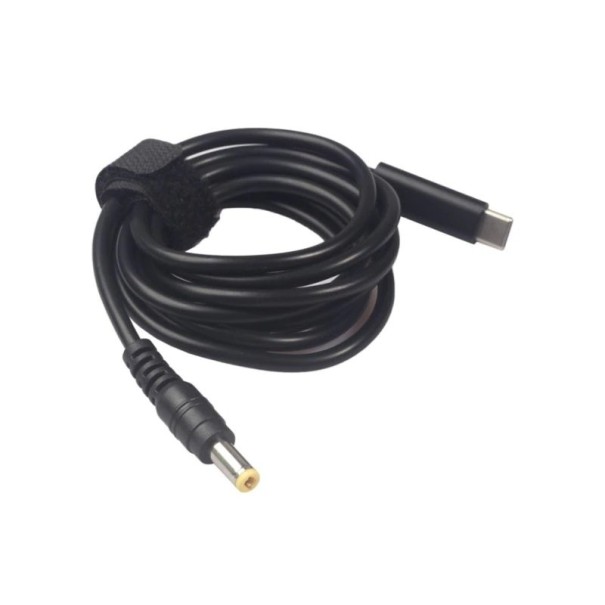 Virtajohto USB-C / DC 5,5 x 2,5 uros/uros 1,5 m 1