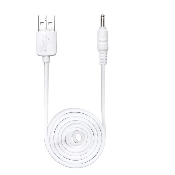 Virtajohto USB - DC 3,5 mm uros/uros 1 m K1016 valkoinen