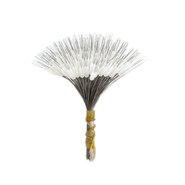 Visstoppers maat L 300 stuks P3461 wit