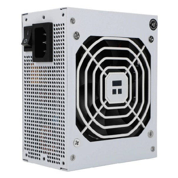 Vit nätaggregat 550W ATX 3.0 för datorlåda 100-240V tyst fläkt kompakt storlek pålitlig prestanda PC PSU 1
