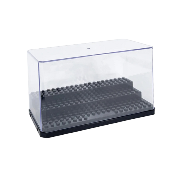 Vitrine til figurer Vitrine til modelsamling 18 x 10,2 x 9 cm sort