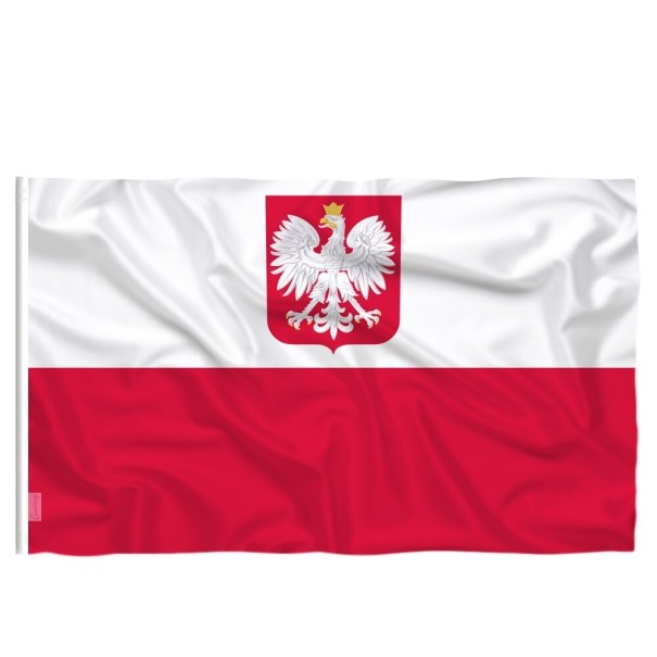 Vlajka Polsko 90 x 150 cm 1