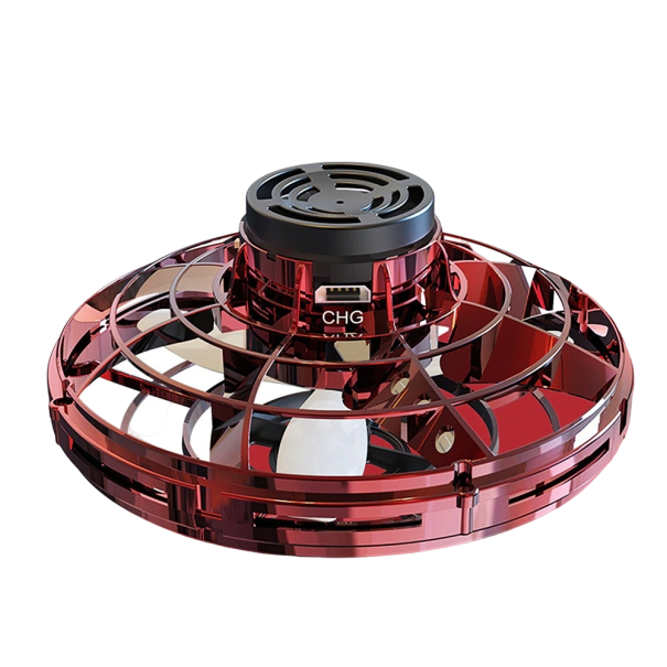 Vliegende LED-spinner rood