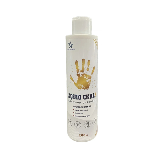 Vloeibare magnesium 200 ml Voorkomt zweten van de handpalmen en uitglijden tijdens de training Witte sportmagnesium voor gewichtheffen, klimmen 1