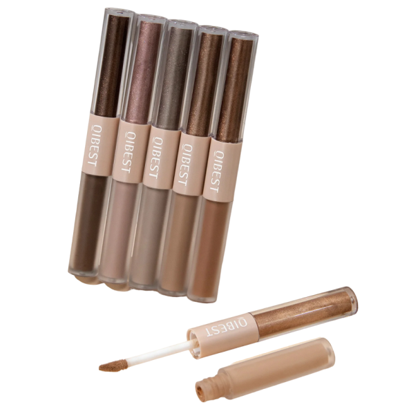 Vloeibare matte en glanzende oogschaduw 2-in-1 Vloeibare oogschaduw in een stick Matte en glanzende oogschaduw Waterdicht