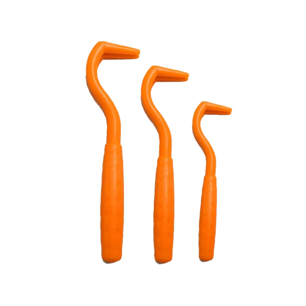 Vlooien- en tekenverwijderingsset voor honden en katten Teken- en vlooienverwijderingstool Tekenverwijderingstools 3 stuks oranje