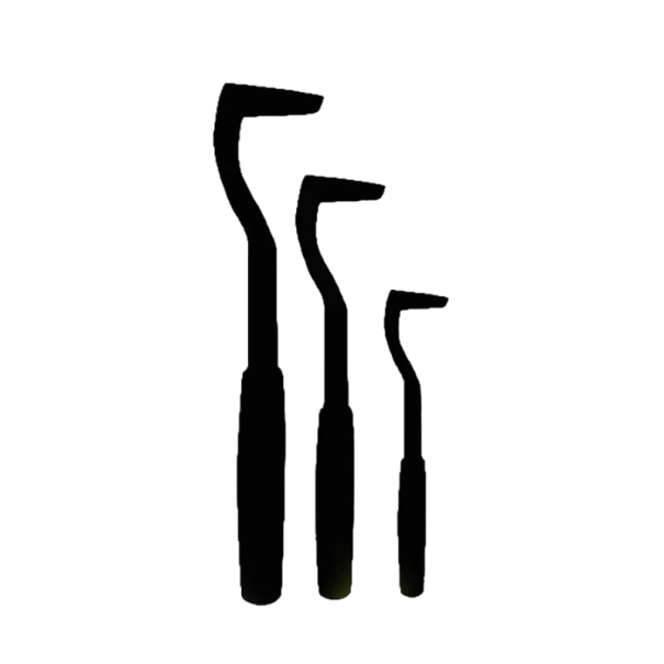 Vlooien- en tekenverwijderingsset voor honden en katten Teken- en vlooienverwijderingstool Tekenverwijderingstools 3 stuks zwart