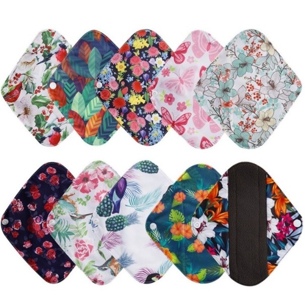 Vlozes menstruais de tecido 10 pcs 3