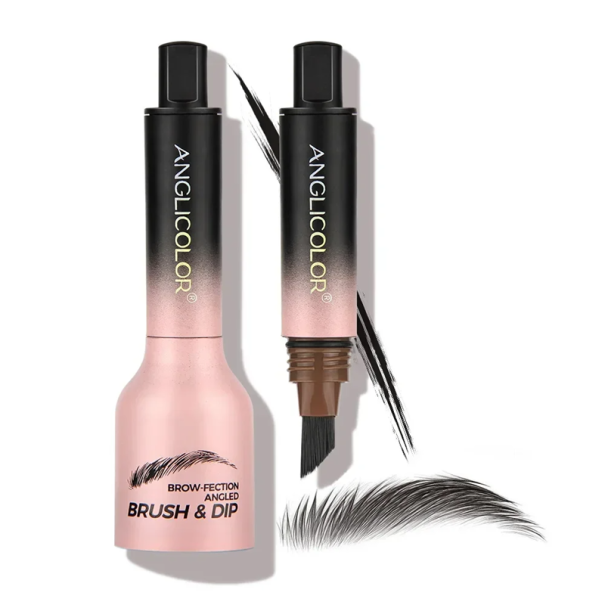 Voděodolná tekutá tužka na obočí 1,5 ml Krémová textura Proti rozmazání Precizní aplikace Dlouhotrvající výsledek Make-up doplněk Gray Black