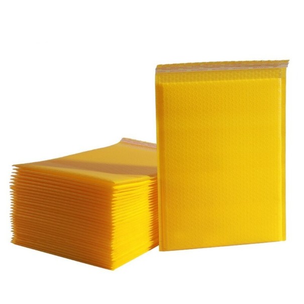 Voděodolné bublinkové obálky 30 ks žlutá