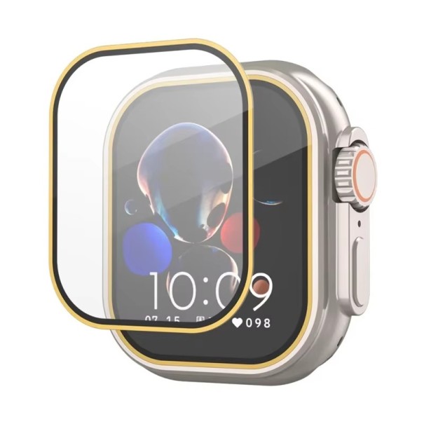 Voděodolné tvrzené sklo pro Apple Watch Ultra 49 mm HD ochrana displeje pro iWatch Ultra 1 2 Ochranná fólie proti poškrábání žlutá