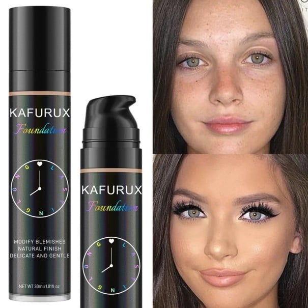 Voděodolný krémový make-up 30ml v 8 odstínech s 24hodinovou výdrží pro krytí nedokonalostí, sjednocení a rozjasnění tónu pleti 4