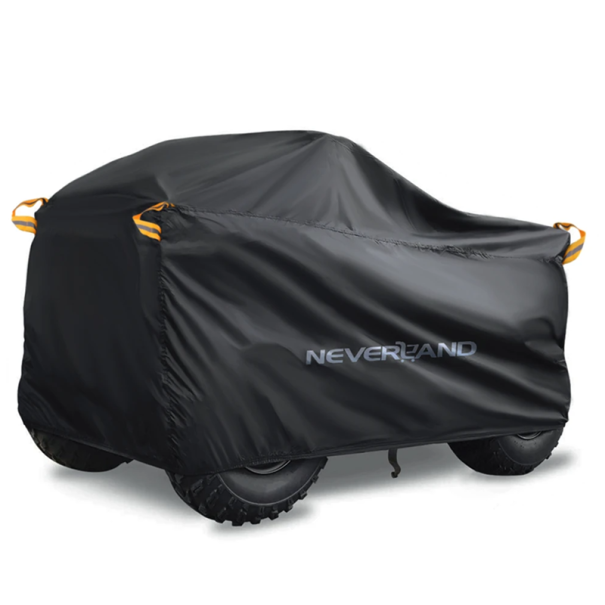 Vodeodolný kryt na štvorkolku 200 x 95 x 106 cm Ochranný poťah proti dažďu prachu UV žiareniu Outdoor plachta na štvorkolky 1