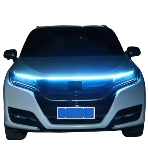 Voděodolný LED pásek 150 cm x 11 mm x 6 mm Exteriérové auto osvětlení Dekorativní světelný pásek pro tuning vozidel světle modrá