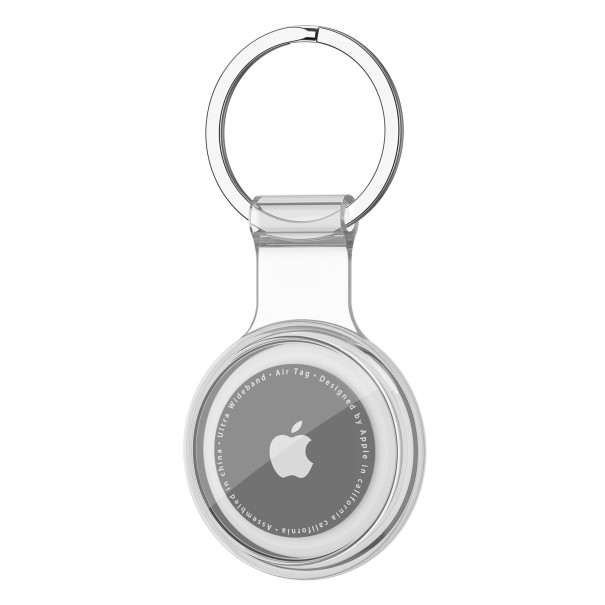 Voděodolný TPU držák pro Apple AirTag ochranný kryt proti ztrátě pro psa kočku domácí mazlíčky obojek klíče a sledovací zařízení transparentní