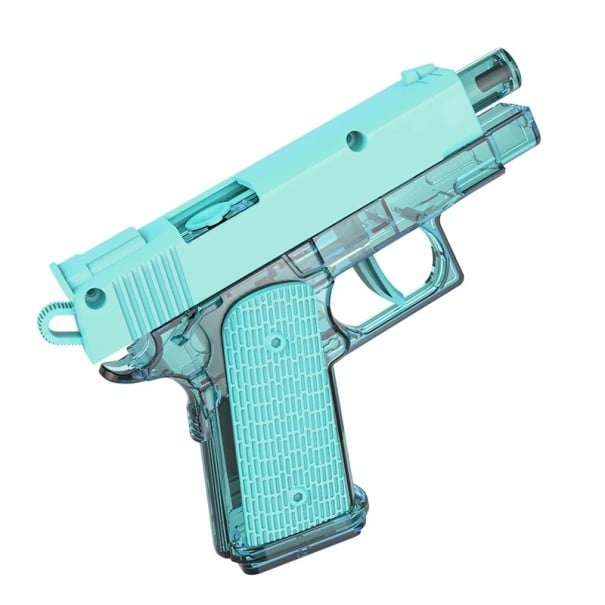 Vodní pistole pro děti M1911 styl 10 x 13 x 3 cm Plastová stříkací pistole Malá letní hračka na bazén pláž zahradu Vodní hra zelená