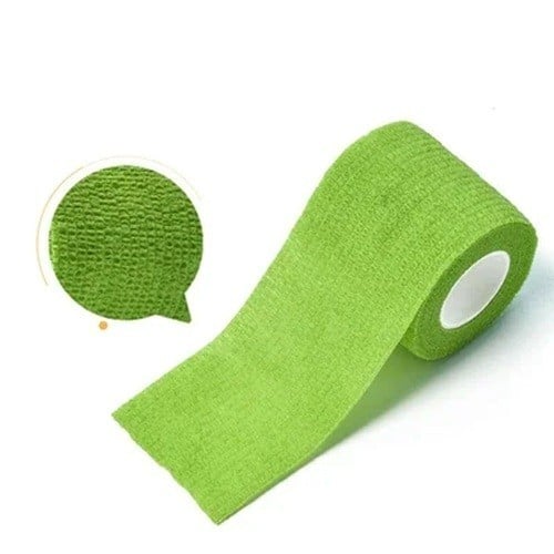 Vodotěsný elastický obvaz 7.5 cm x 4.5 m Samodržící obvaz na sport Zranění kloubů Prstů Elastická bandáž První pomoc zelená