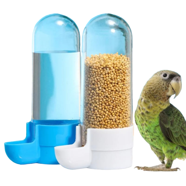 Voeder- en drinkbak voor papegaaien 10,5 x 3 cm Kooivoederbak 90 ml
