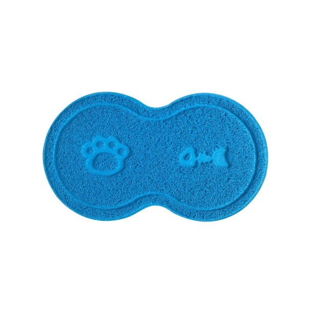 Voerbakmat voor hond en kat C749 blauw