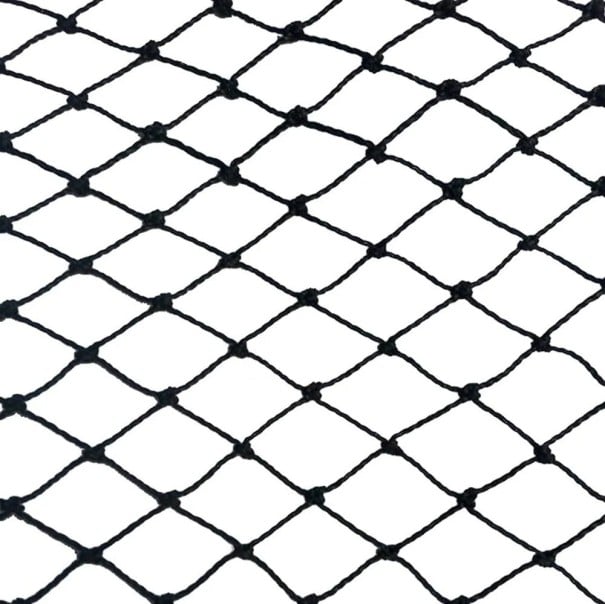 Vogelbeschermingsnet zwart 3 x 5 m Maaswijdte 3 x 3 cm Sterk en lichtgewicht Net voor fruitbomen, struiken, wijngaarden, kassen en bloemperken 1