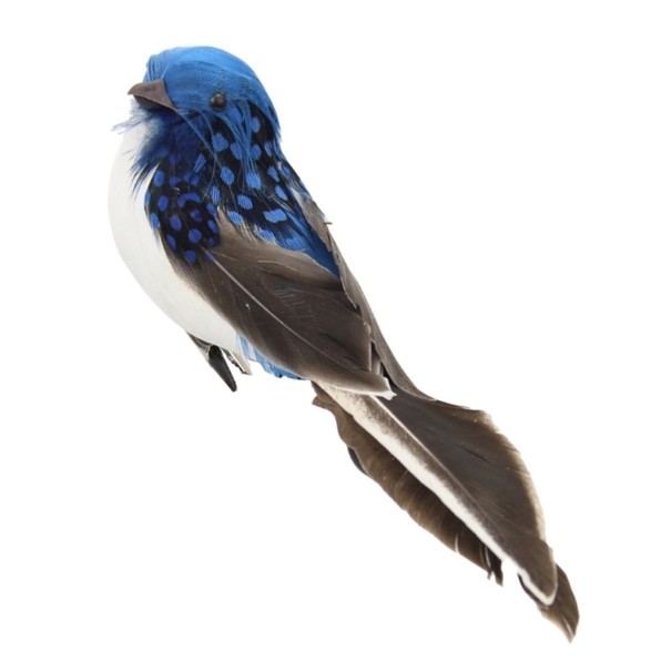 Vogeldecoratie C499 blauw