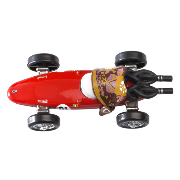 Voiture jouet en alliage 1:55 Disney Pixar Cars 3 Mama Bernoulli Modèle en métal Anglais Personnage de film Voiture de course Jouet pour enfants Objet de collection 1