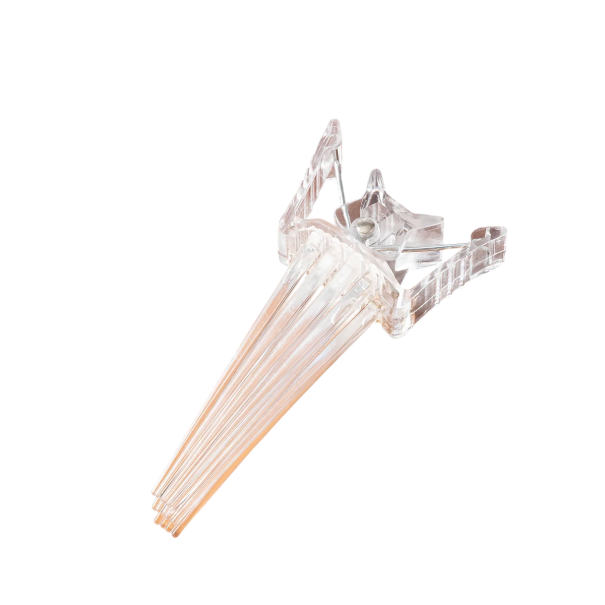 Volume Haarspeld 9 cm × 4 cm Clip voor het optillen van haar Vormkam voor volume in het kapsel doorzichtig