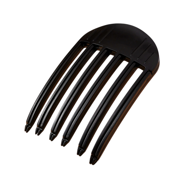 Volumen-Haarspange 14,5 cm × 9 cm Sechszahnklammer zum Anheben der Haare Formhilfe für Volumen 54 g schwarz
