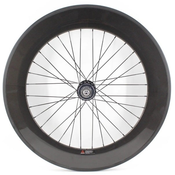 Voorwiel van carbon 88 mm tubeless breedte van de velg 25 mm koolstofvezels zwart voor wegwielrennen 1