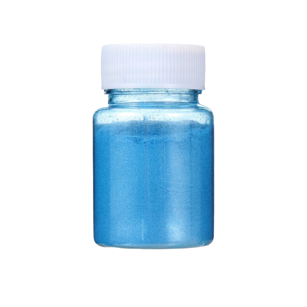 Vopsea pudra pentru tort albastru deschis