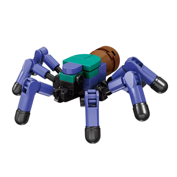 Vouwmodel van een spin van microblokjes 46 stukjes Mini constructiespeelgoed voor kinderen vanaf 9 jaar Creatief speelgoed insecten dieren 3D montage 1