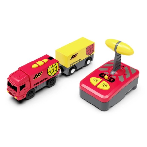 Vrachtwagen Plastic voertuig met afstandsbediening Interactief speelgoed voor kinderen, ontwikkeling van motoriek en coördinatie tijdens het spelen 1