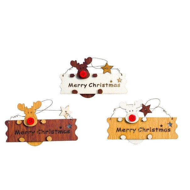Vrolijk kerstfeest kerstbord