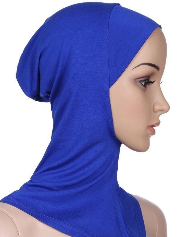 Vrouwen hijab blauw
