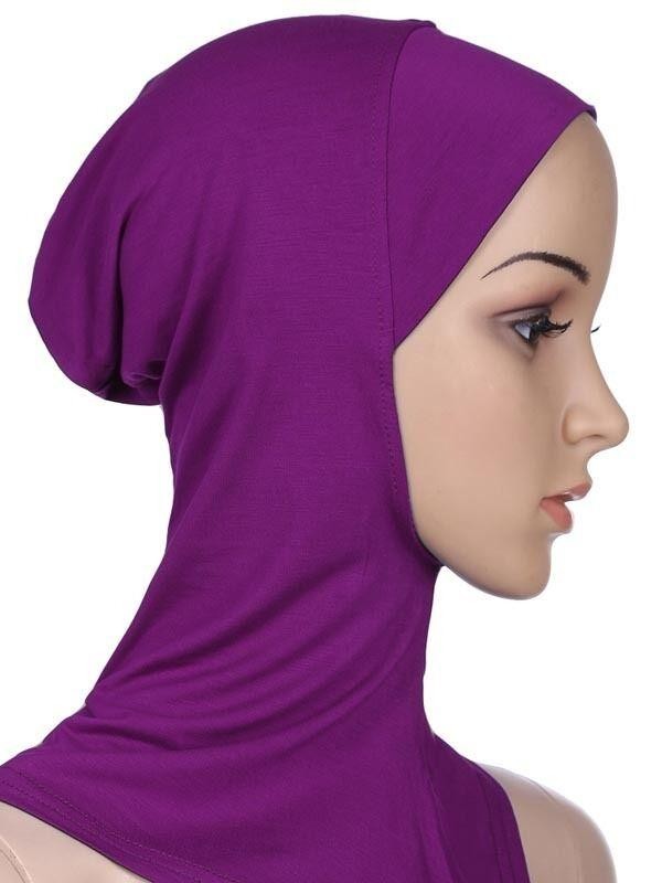Vrouwen hijab purper