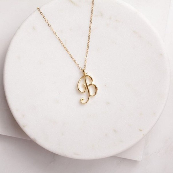 Vrouwen letter ketting