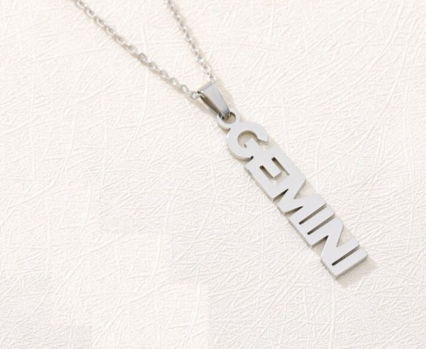 Vrouwen sterrenbeeld ketting zilver 5