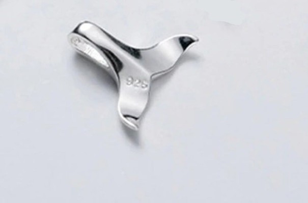 Vrouwen zeemeerminstaart hanger S