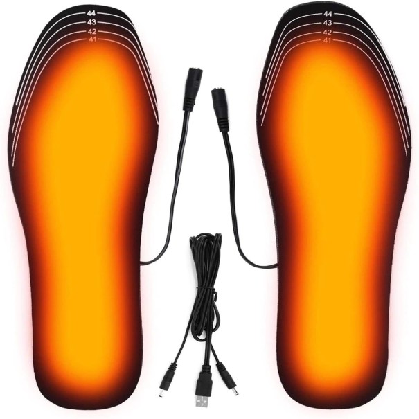 Vyhřívané vložky do bot s nabíjecím kabelem 35-40