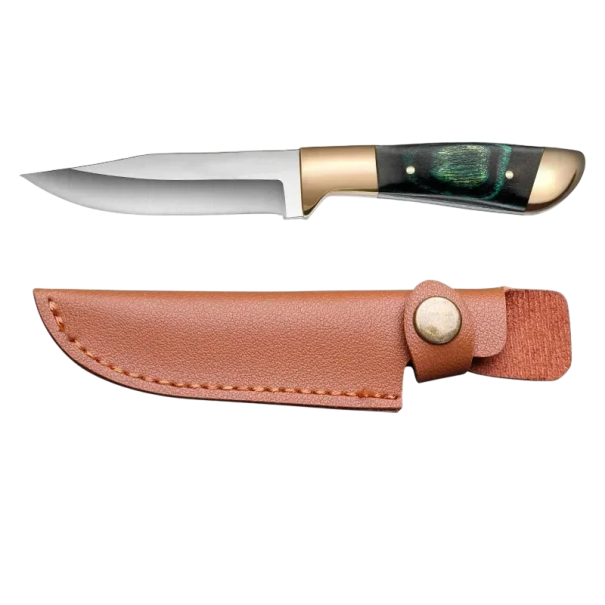 Vykosťovací nůž na ovoce a maso 16 cm Čepel 7,2 cm Přenosný řezací nůž Červená nebo zelená rukojeť Nůž pro BBQ venkovní použití zelená